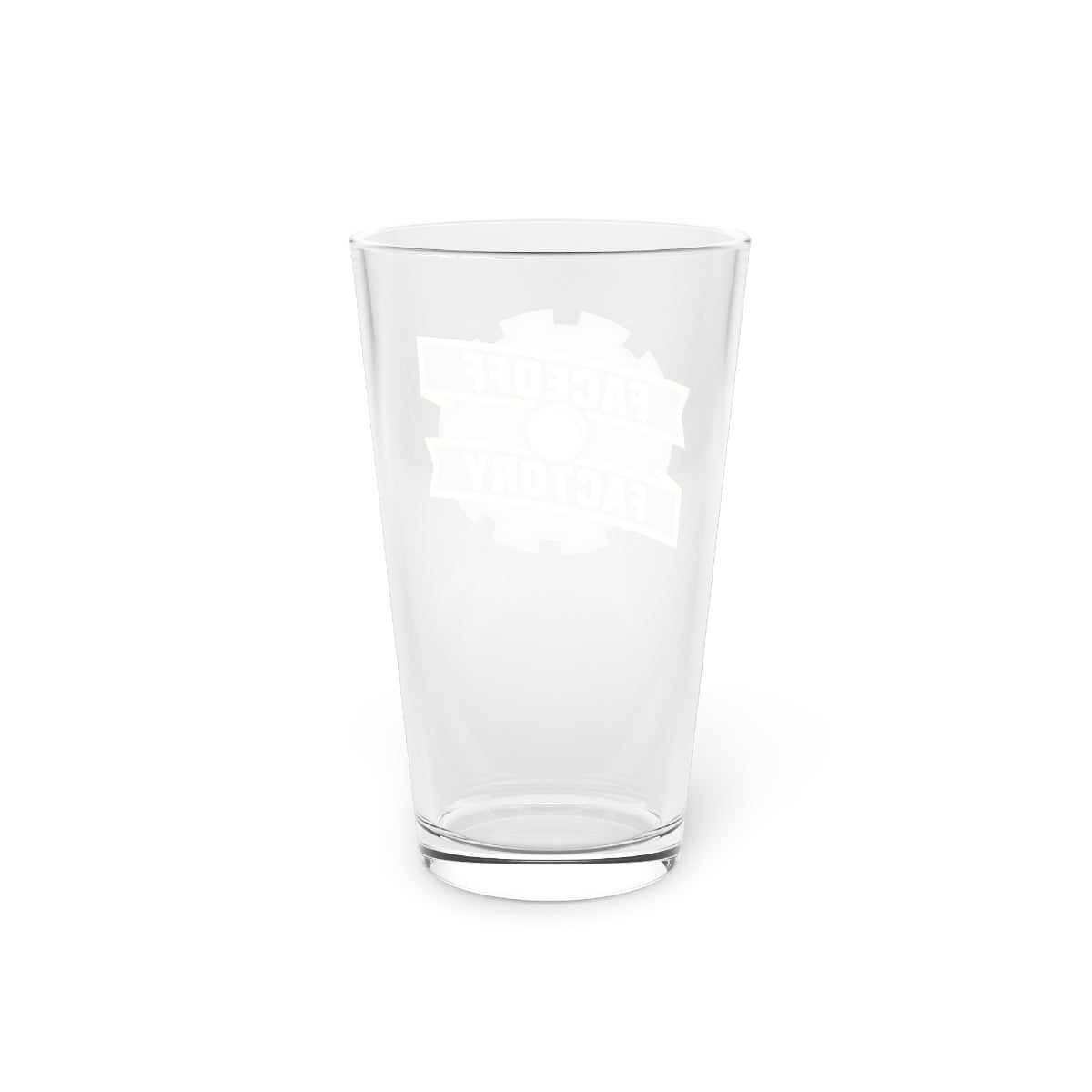 Faceoff Factory Pint Glass - 16oz