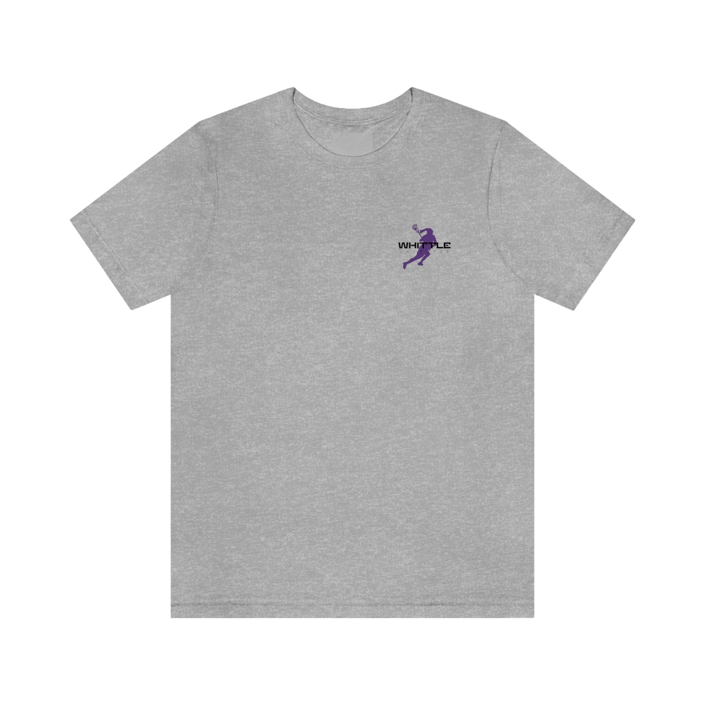 Adult Whittle Lacrosse Bella + Canvas Short Sleeve Cotton Tee