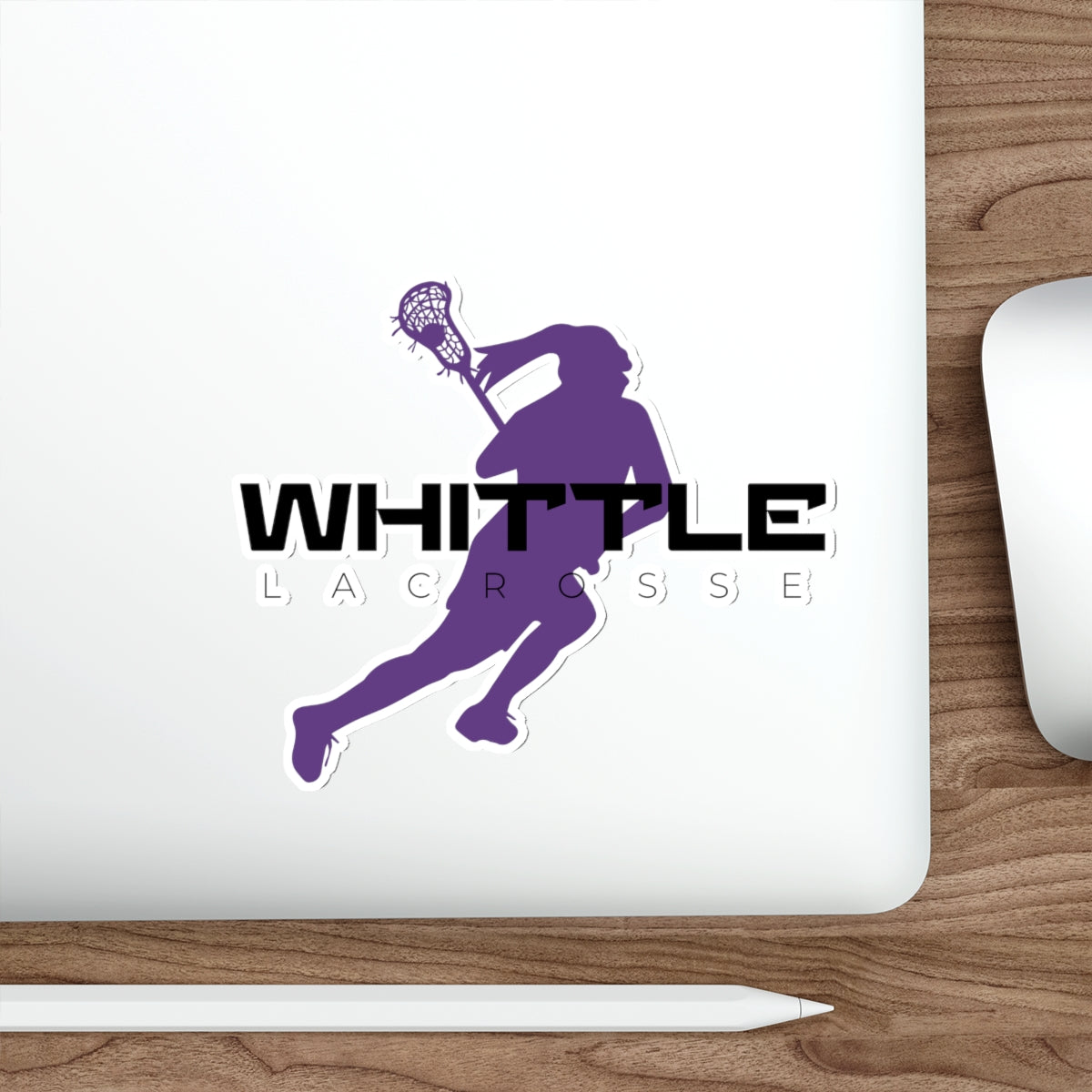 Whittle Lacrosse Die-Cut Stickers