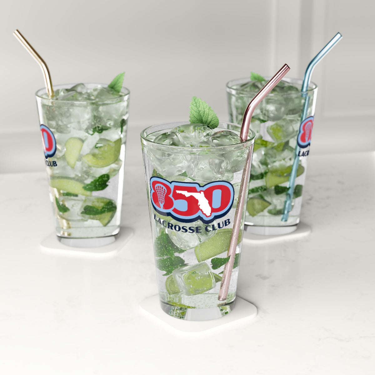 850 Lacrosse Pint Glass (16oz)
