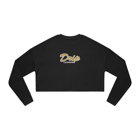 Women's Drip Lacrosse Bella + Canvas Cropped Sweatshirt