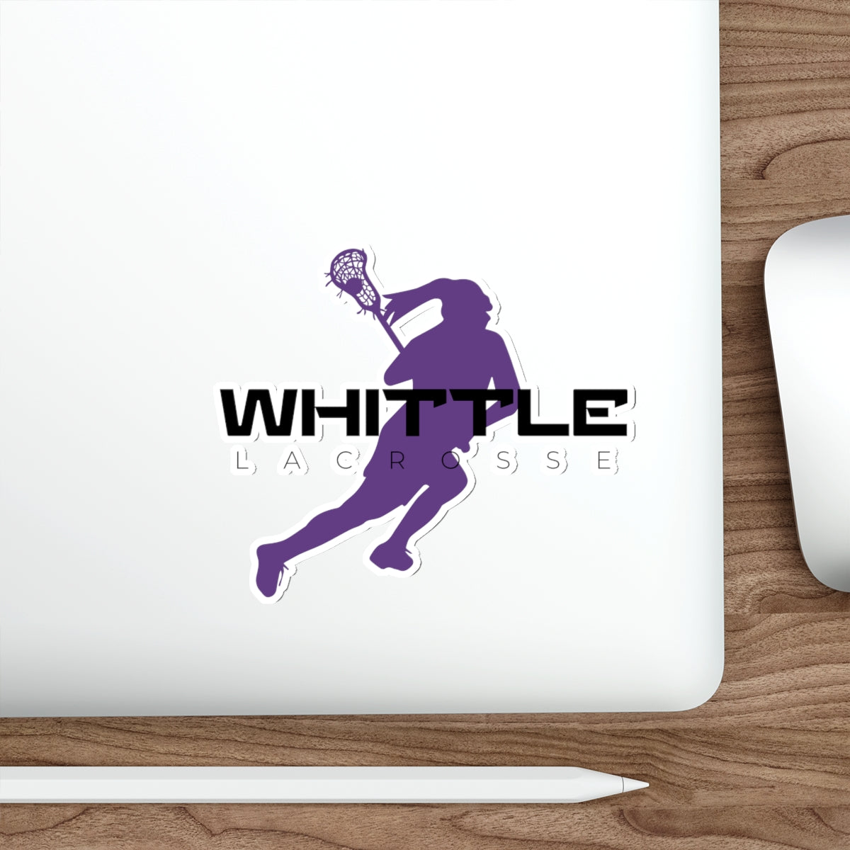 Whittle Lacrosse Die-Cut Stickers