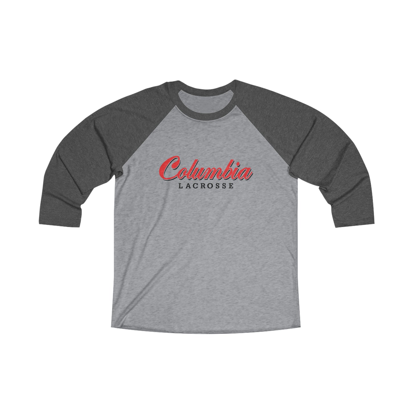 Adult CHS Lacrosse Next Level Tri-Blend 3\4 Raglan Tee