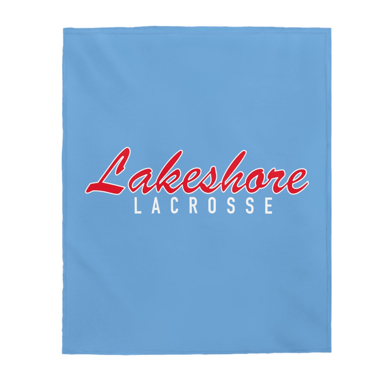 Samford Lacrosse Velveteen Plush Blanket