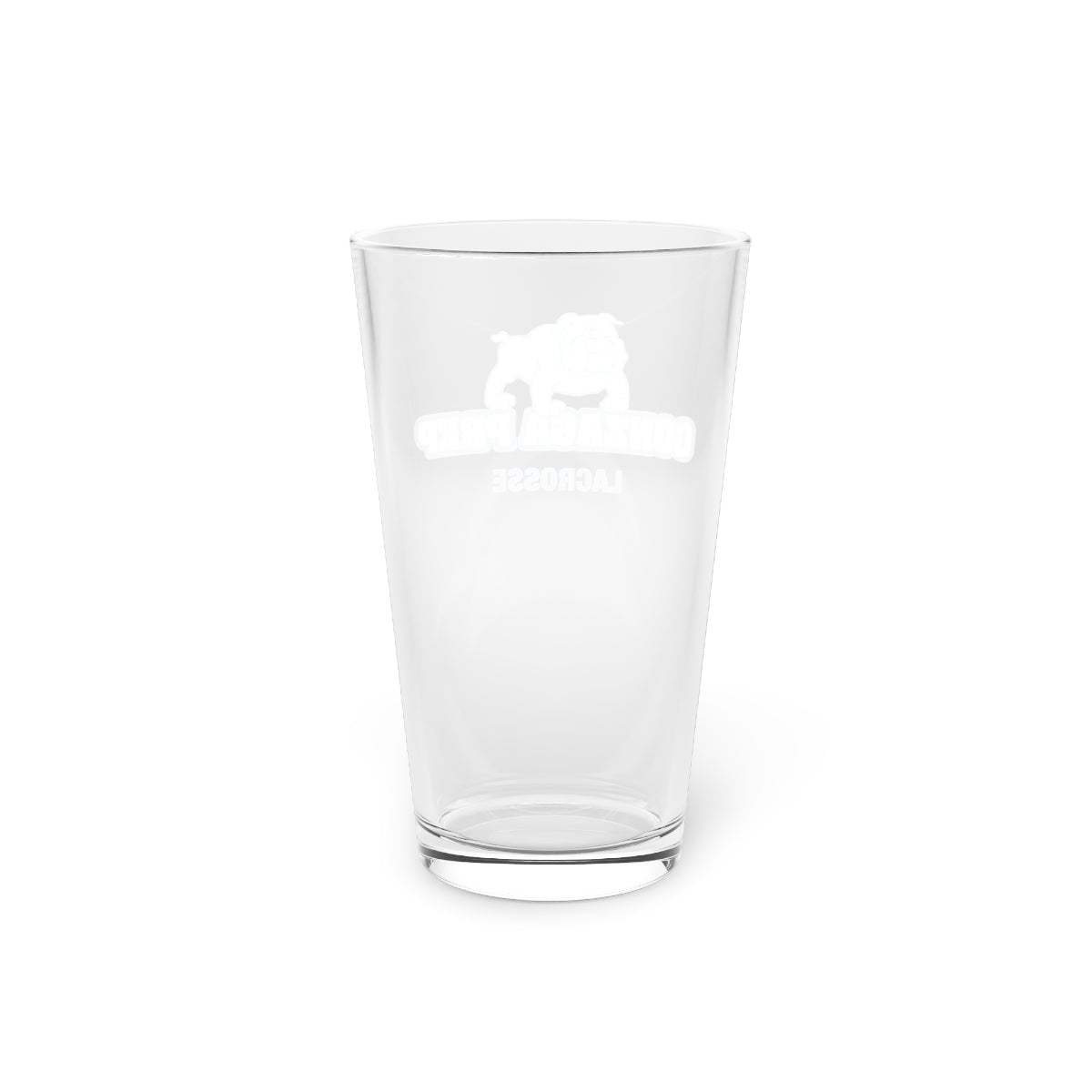 Gonzaga Prep Lacrosse Pint Glass - 16oz