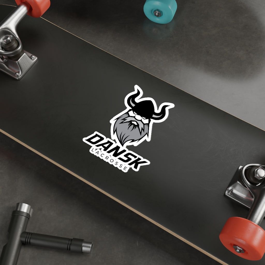 Danish Lacrosse Die-Cut Stickers