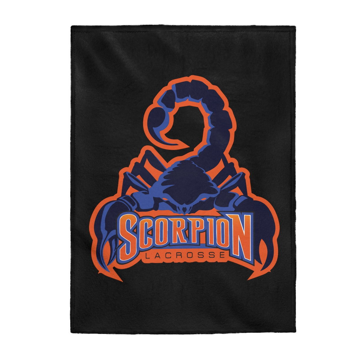 Billings Scorpions Velveteen Plush Blanket