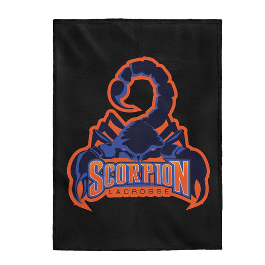 Billings Scorpions Velveteen Plush Blanket