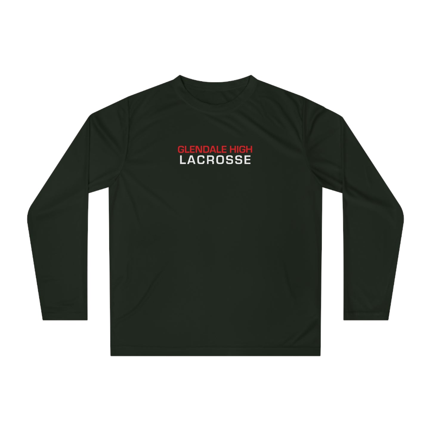 Adult Glendale HS Lacrosse Team 365 Performance Long Sleeve Shirt