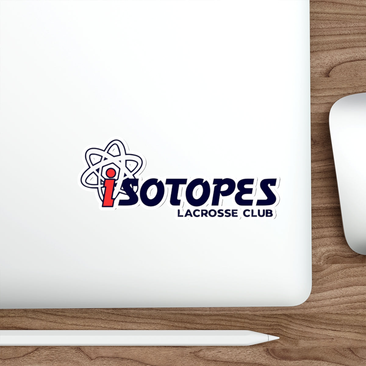 Isotopes Lacrosse Die-Cut Stickers