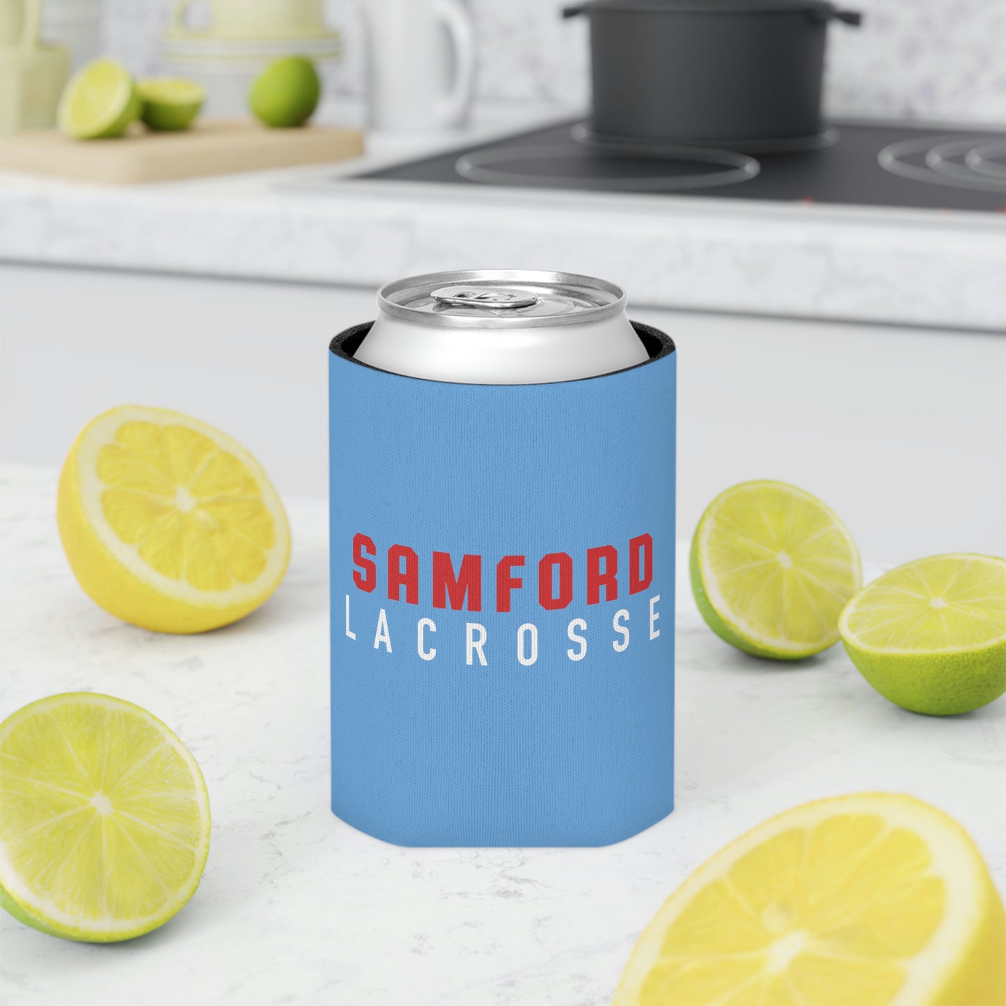 Samford Lacrosse Can Cooler 3-pack