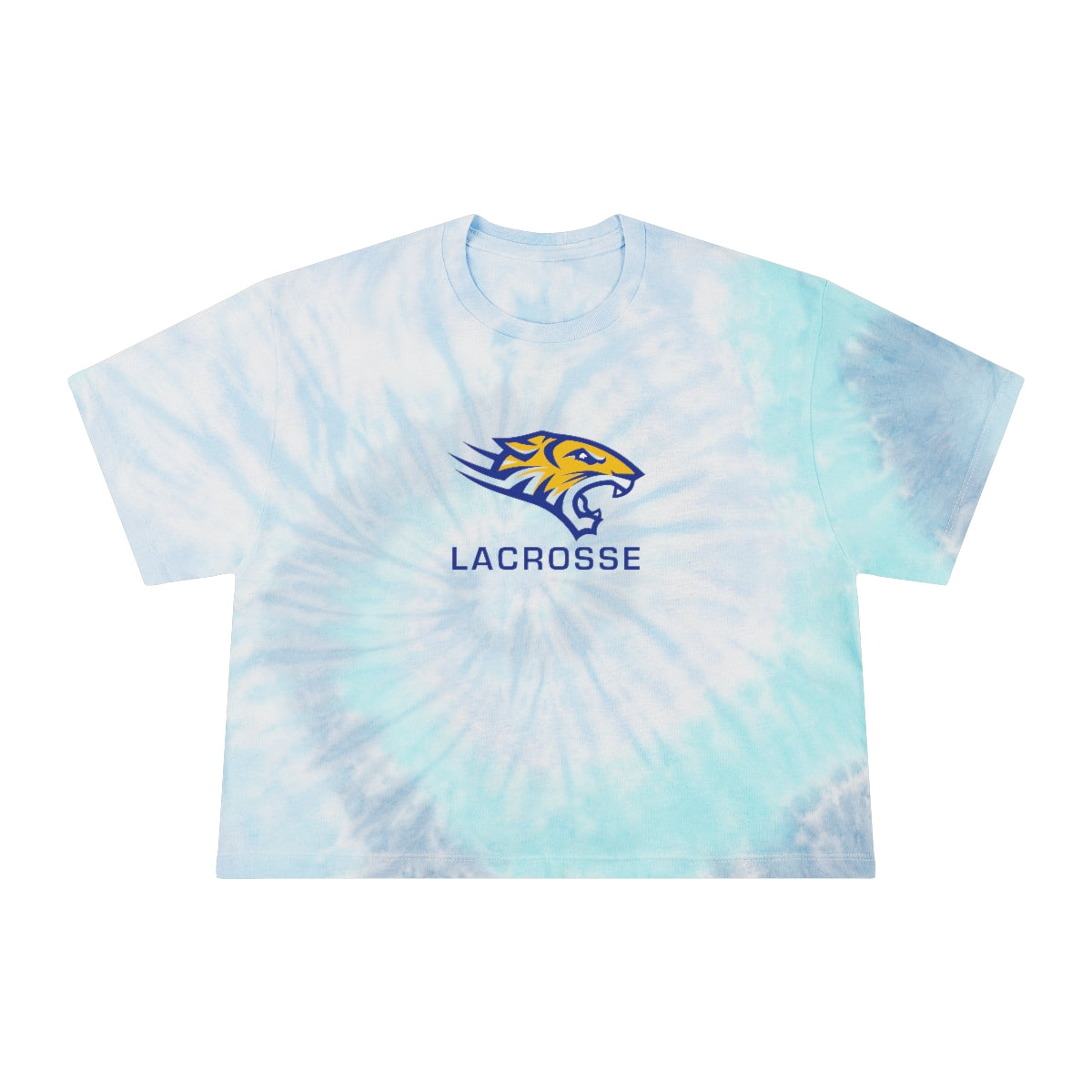 Women's Tacoma Tigers Lacrosse Tie-Dye Crop Tee