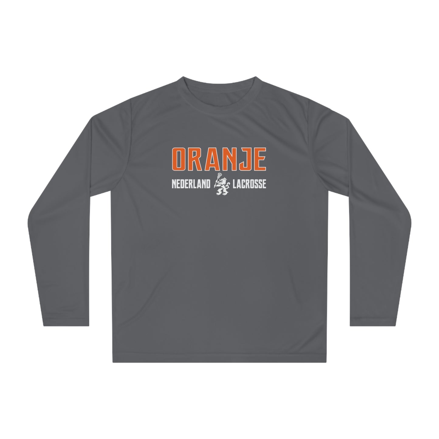 Adult Netherlands Lacrosse Team 365 Performance Long Sleeve