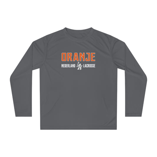 Adult Netherlands Lacrosse Team 365 Performance Long Sleeve
