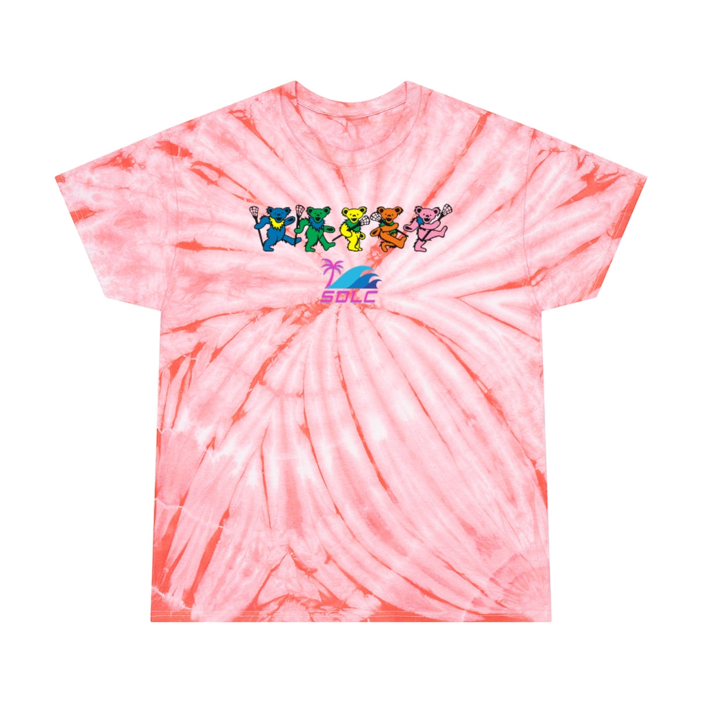 Unisex Tie-Dye Dancing Bear Tee