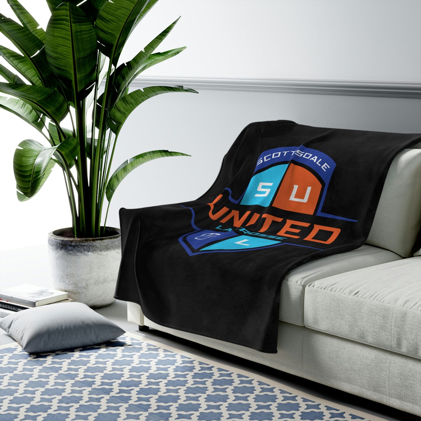 United Lacrosse Club Velveteen Plush Blanket