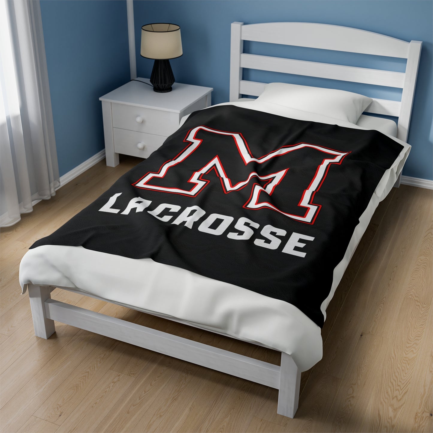 Maryville Lacrosse Velveteen Plush Blanket