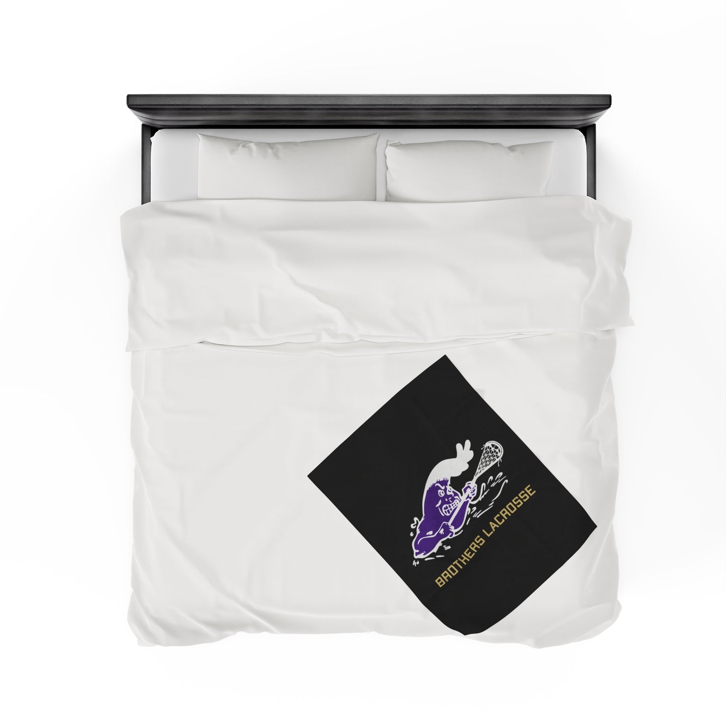 CBHS Lacrosse Wave Velveteen Plush Blanket