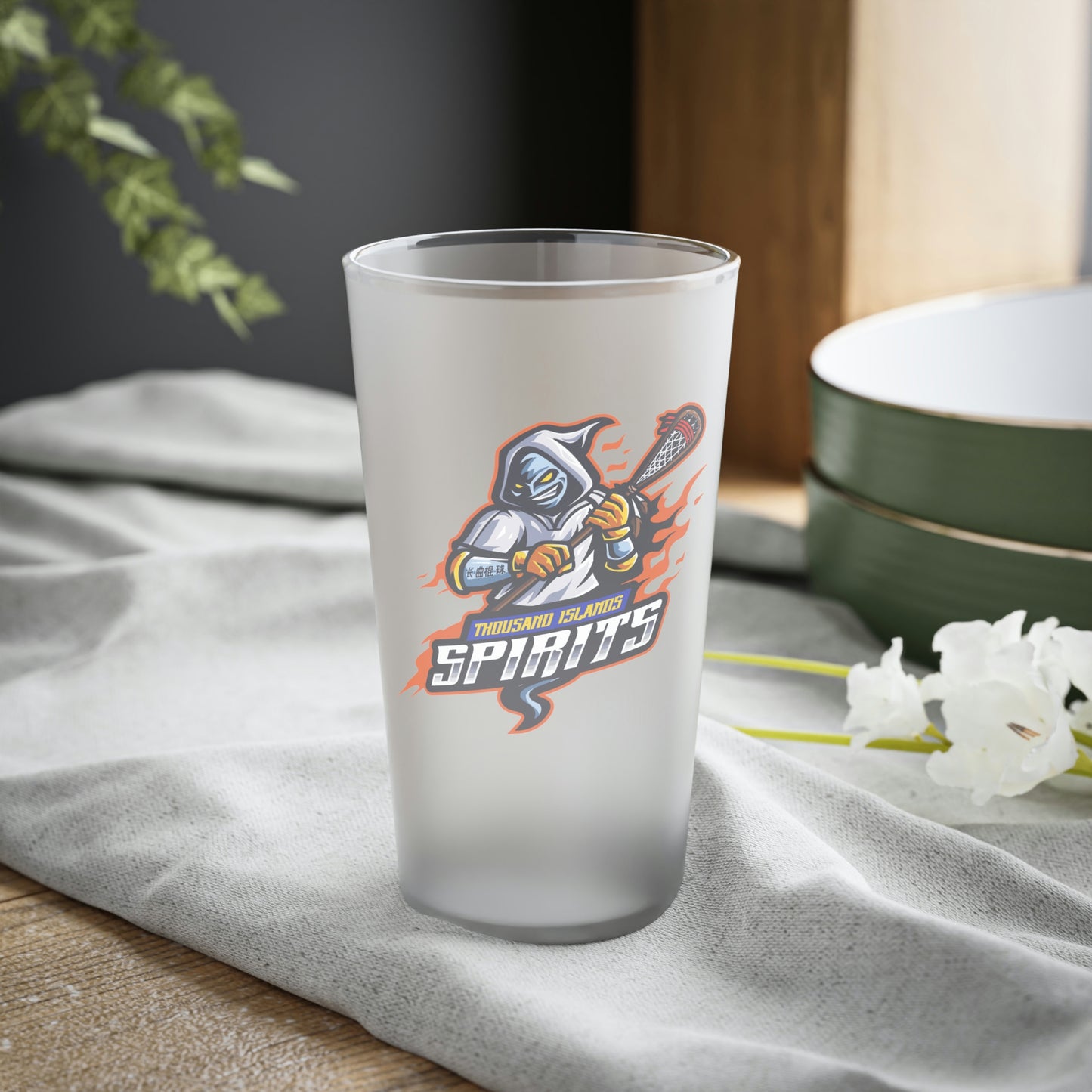 Thousand Islands Spirits Frosted Pint Glass