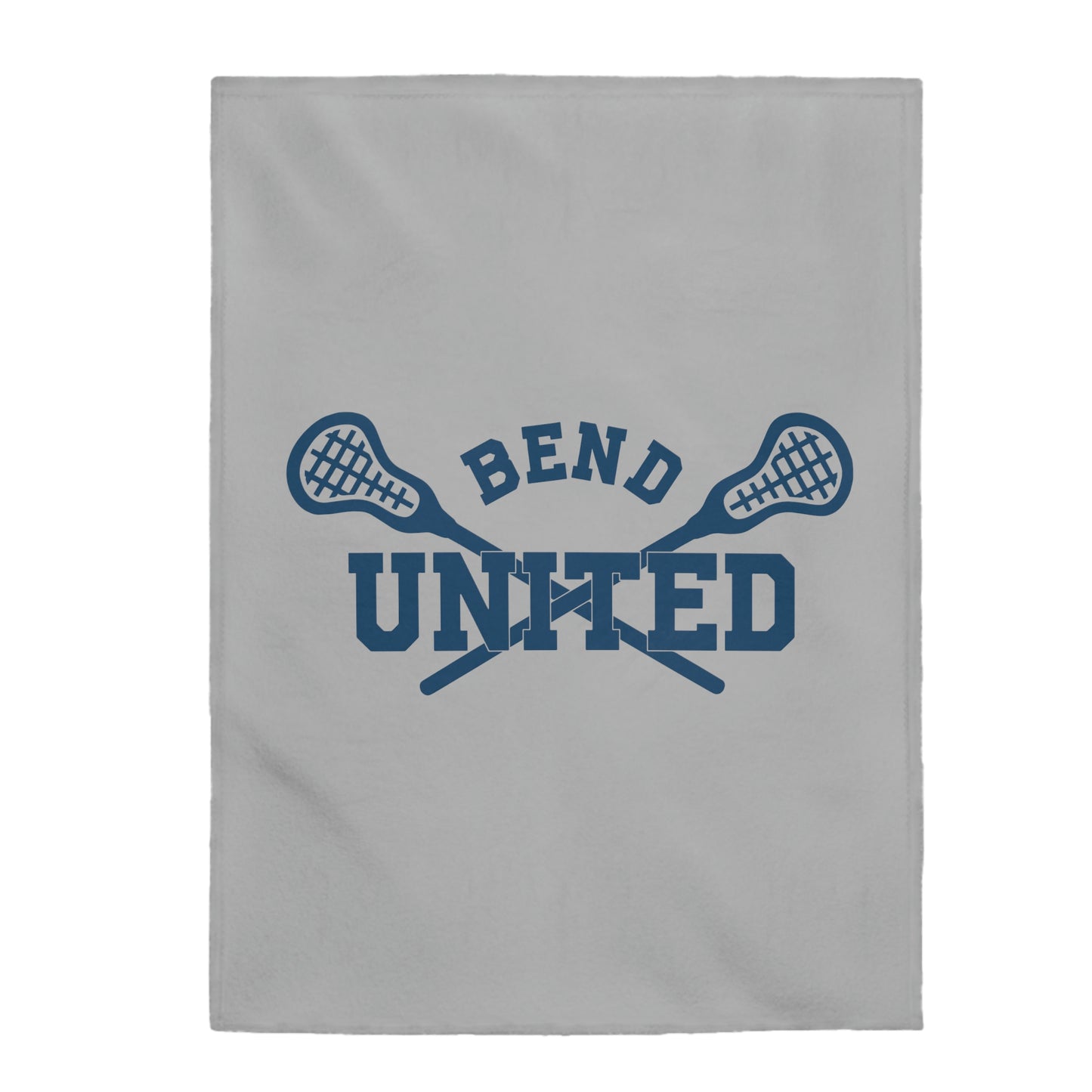 Bend United Lacrosse Velveteen Plush Blanket