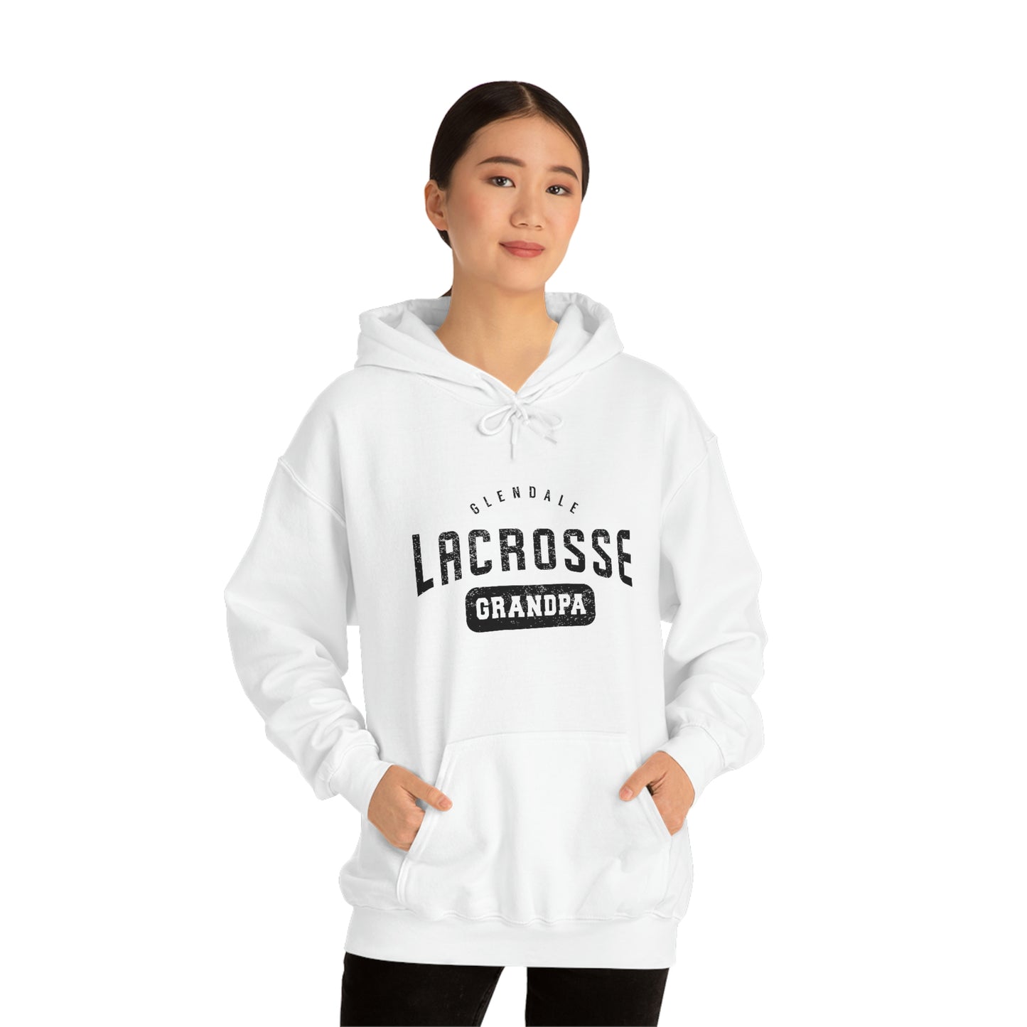 Adult Glendale HS Lacrosse Gildan Heavy Blend™ Hooded Sweatshirt - Grandpa