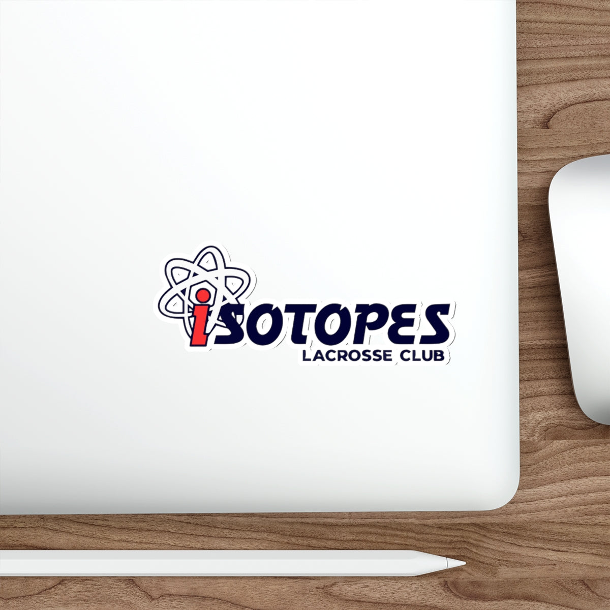 Isotopes Lacrosse Die-Cut Stickers
