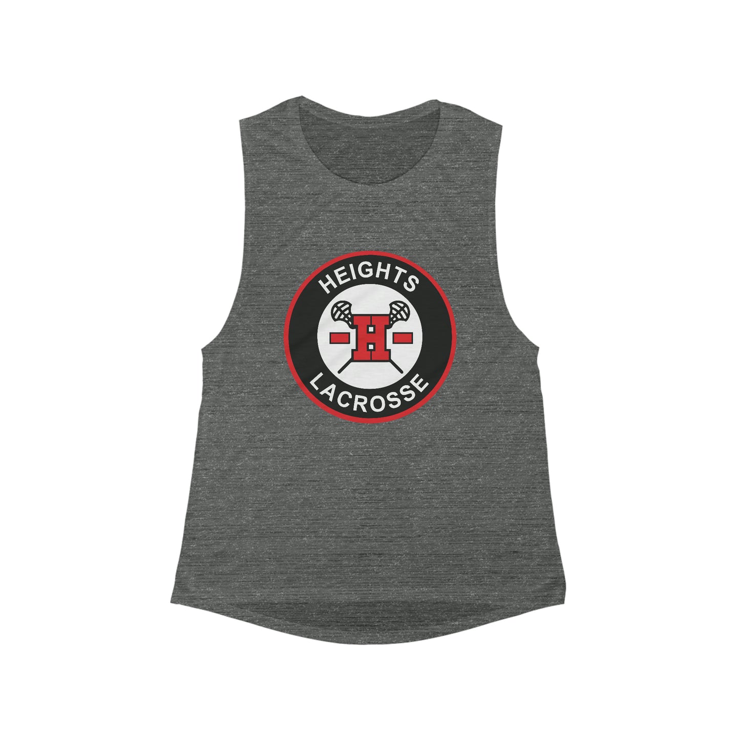 Women's IGH Lax Bella + Canvas Flowy Scoop Muscle Tank