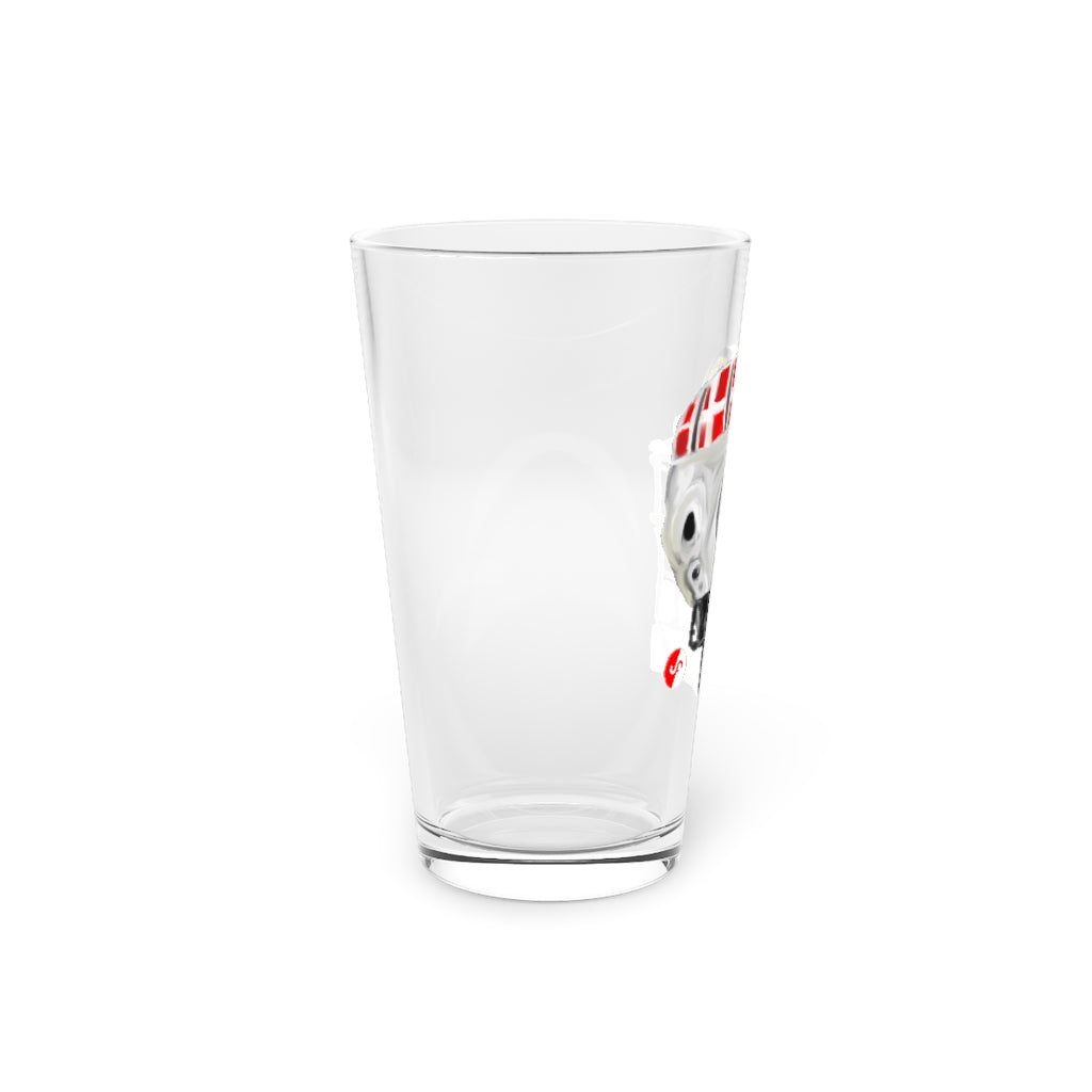 Danish Lacrosse Pint Glass - 16oz