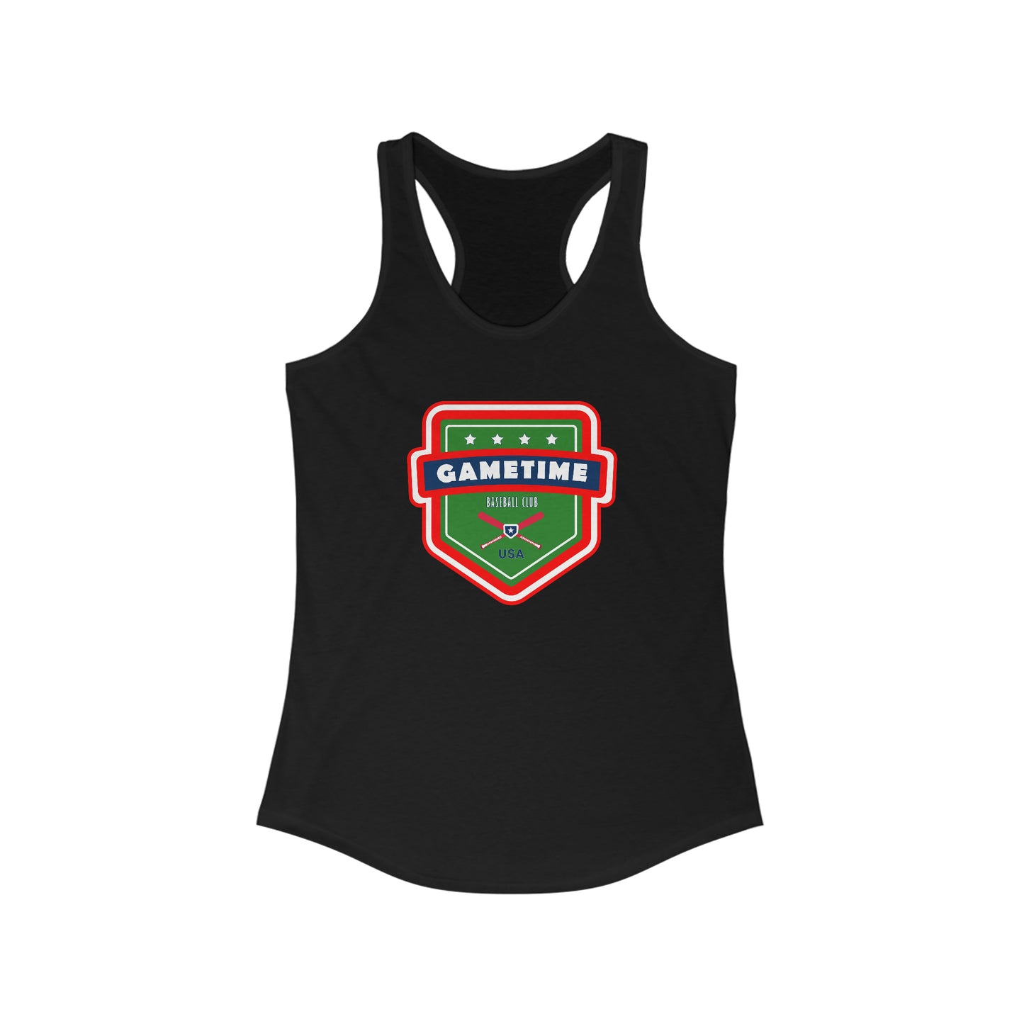 Women's Gametime Baseball Club Next Level Racerback Tank