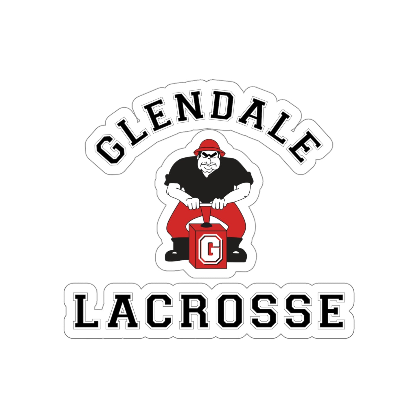 Glendale HS Lacrosse Die-Cut Stickers