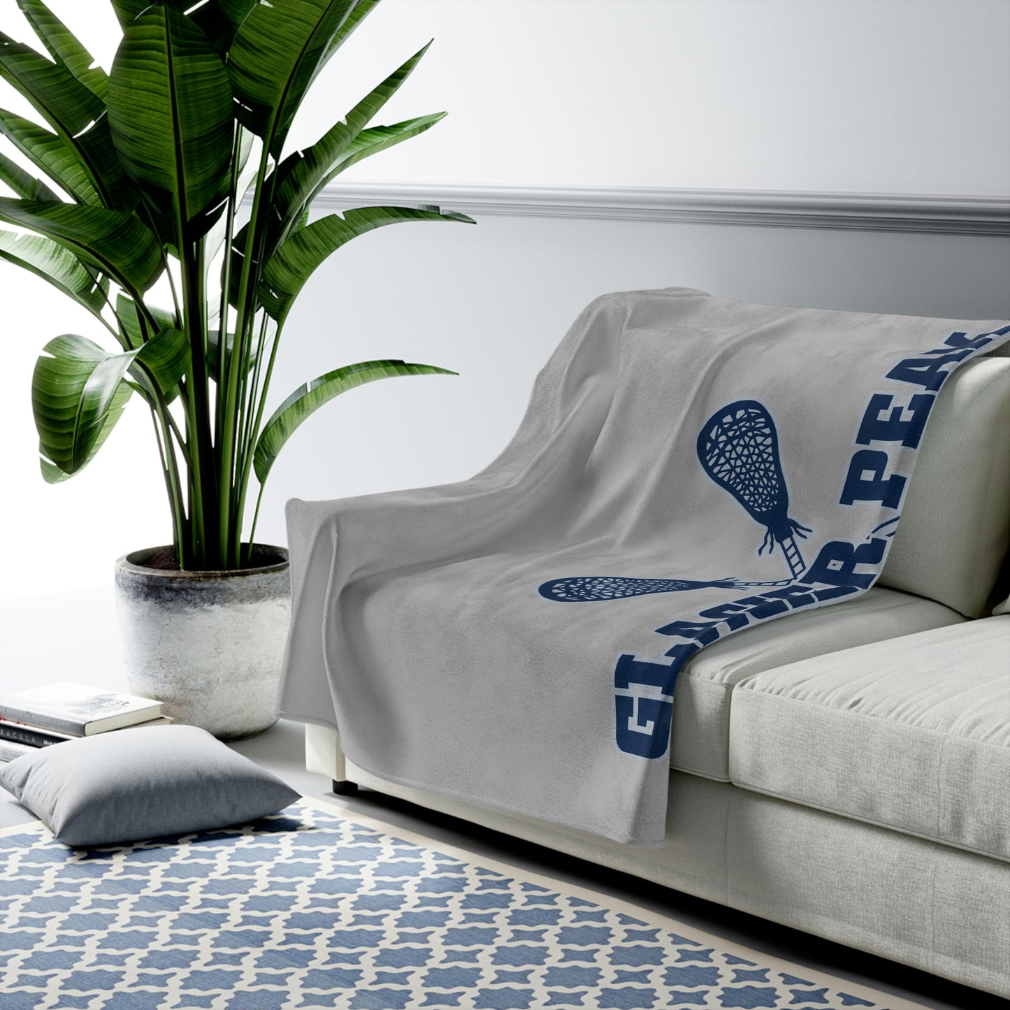 GP Lacrosse Velveteen Plush Blanket