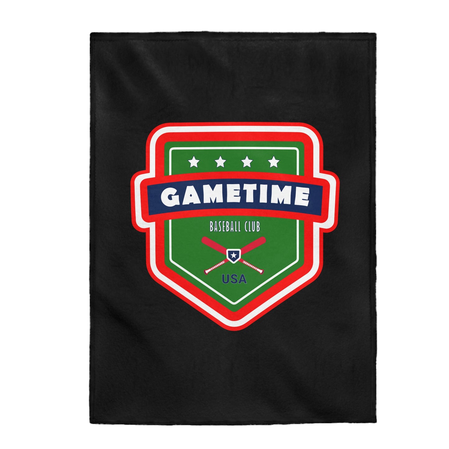 Gametime Baseball Club Velveteen Plush Blanket