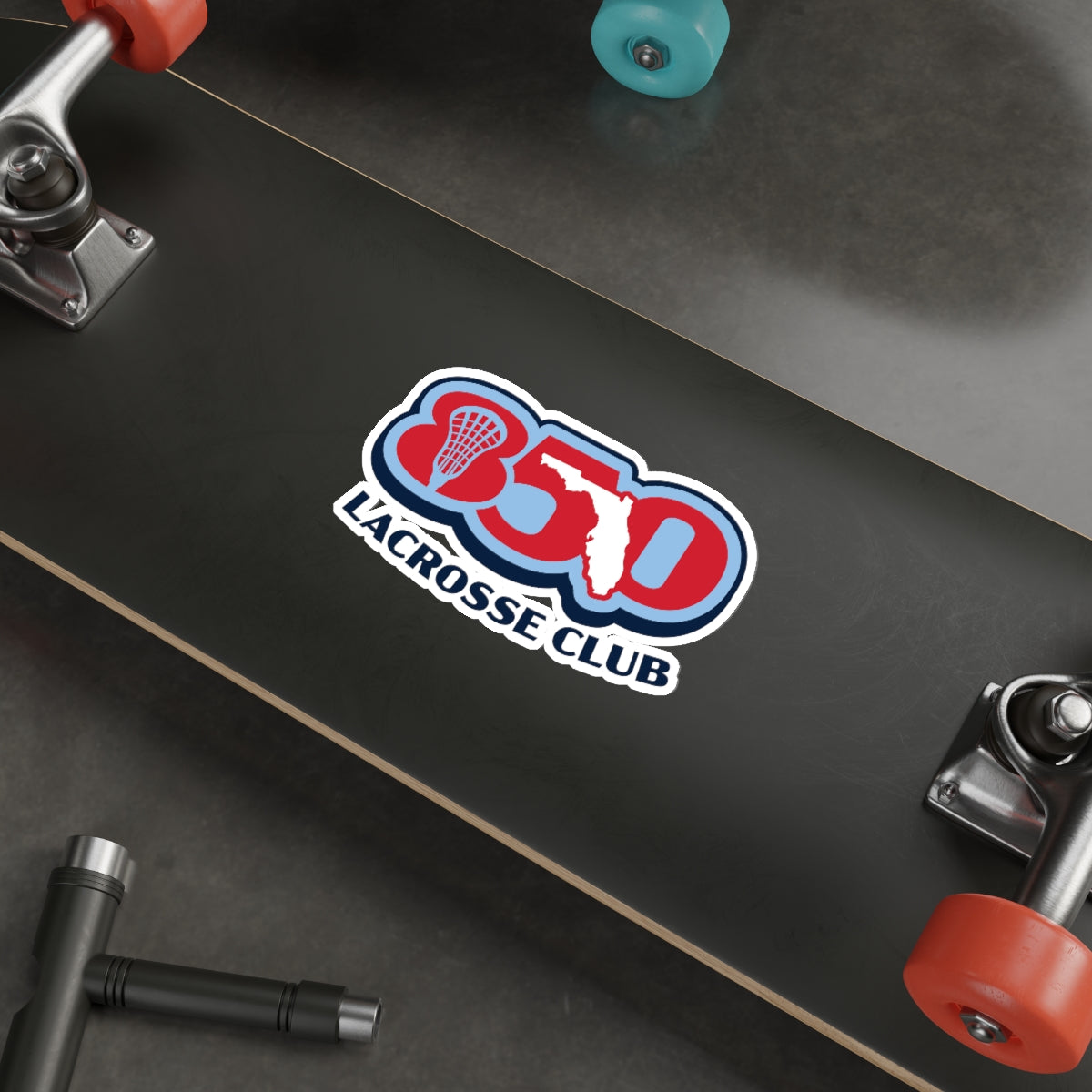 850 Lacrosse Die-Cut Sticker