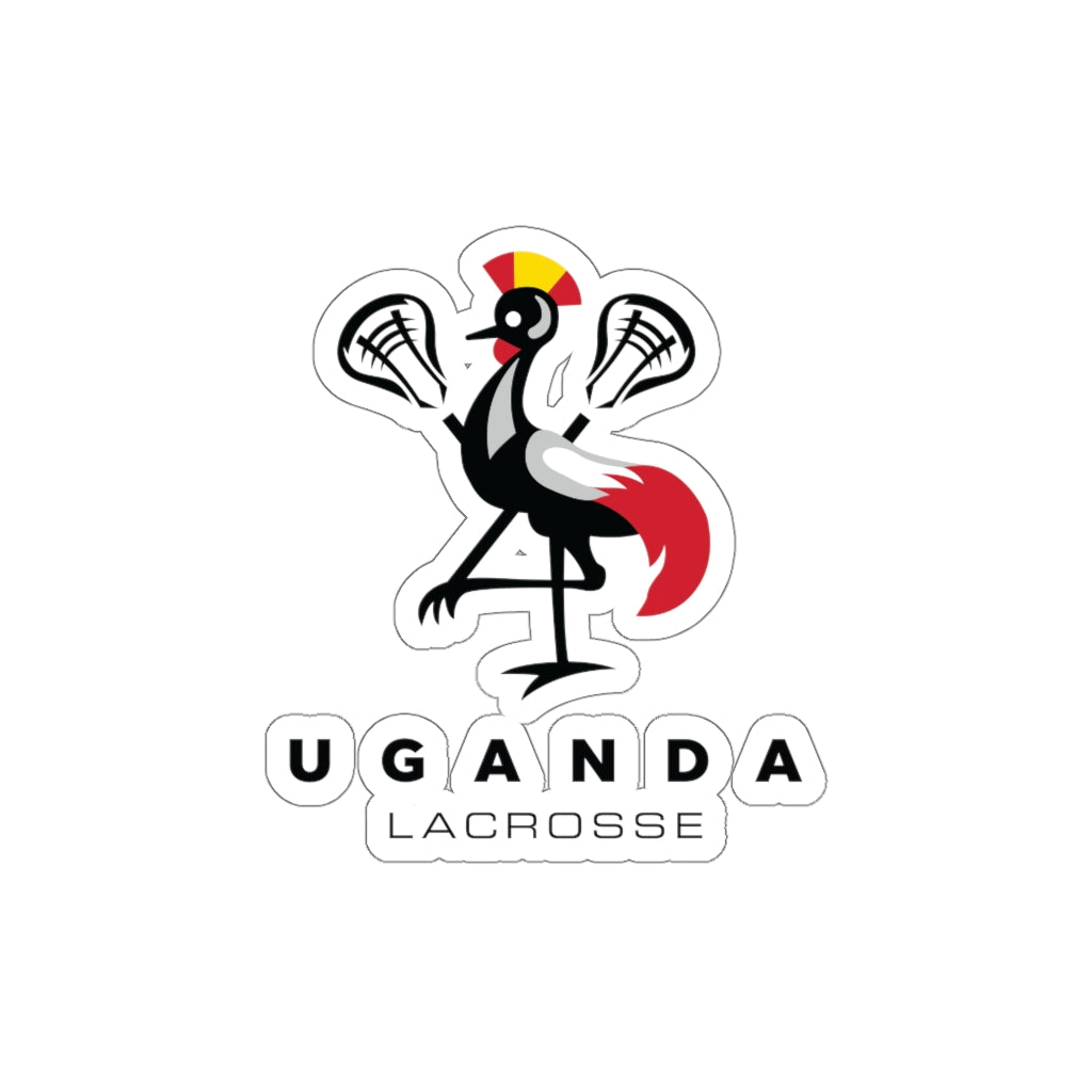 Uganda Lacrosse Die-Cut Sticker