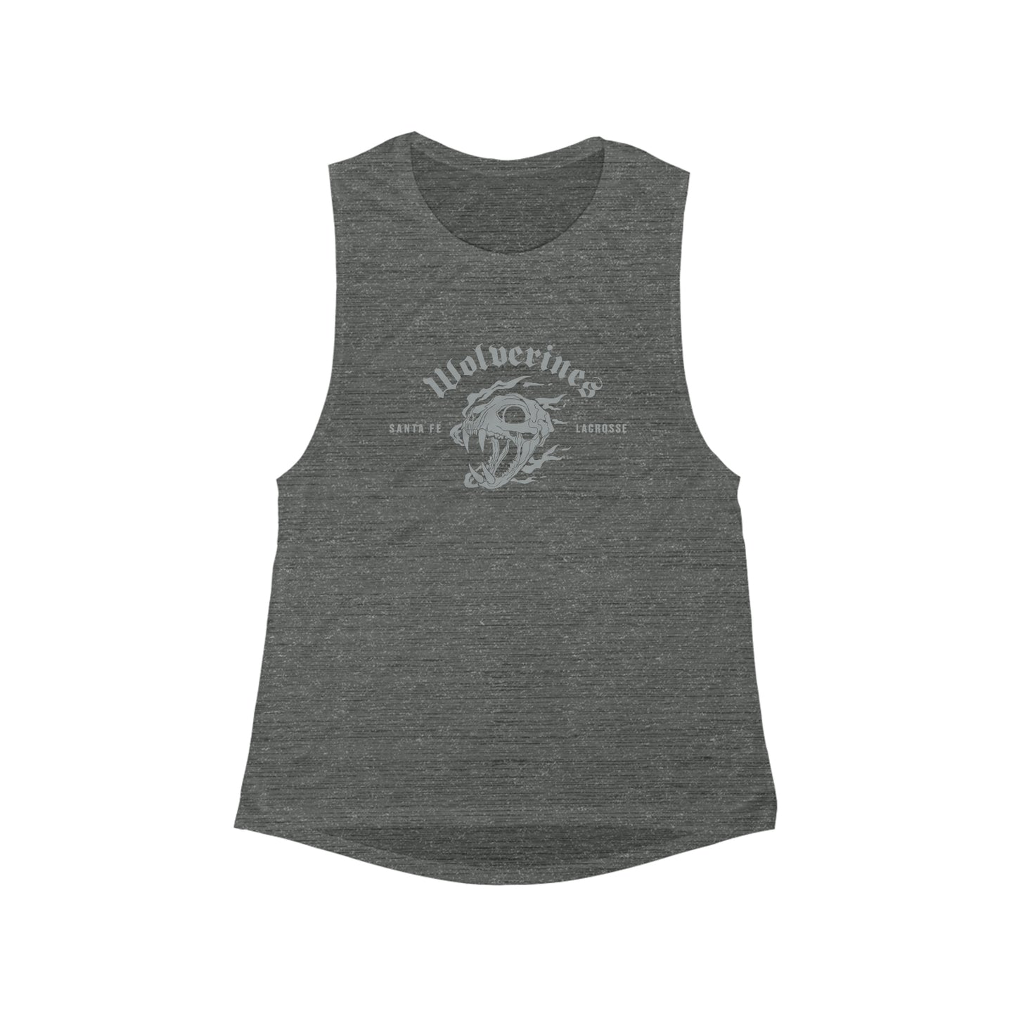 Women's Santa Fe Lacrosse Bella + Canvas Flowy Scoop Muscle Tank