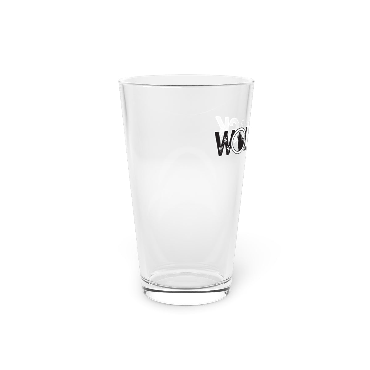 Wolfpack Lacrosse Pint Glass