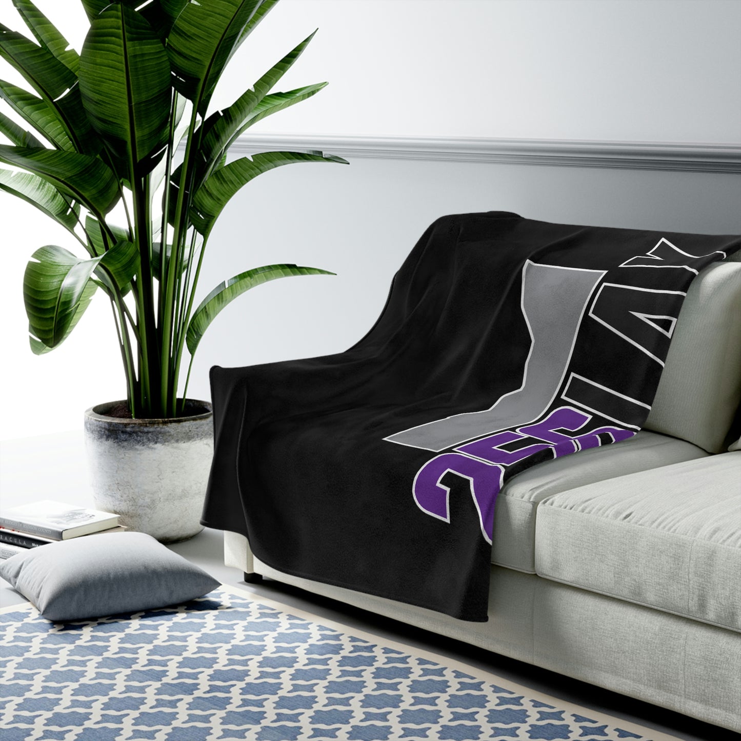 256 LAX Velveteen Plush Blanket