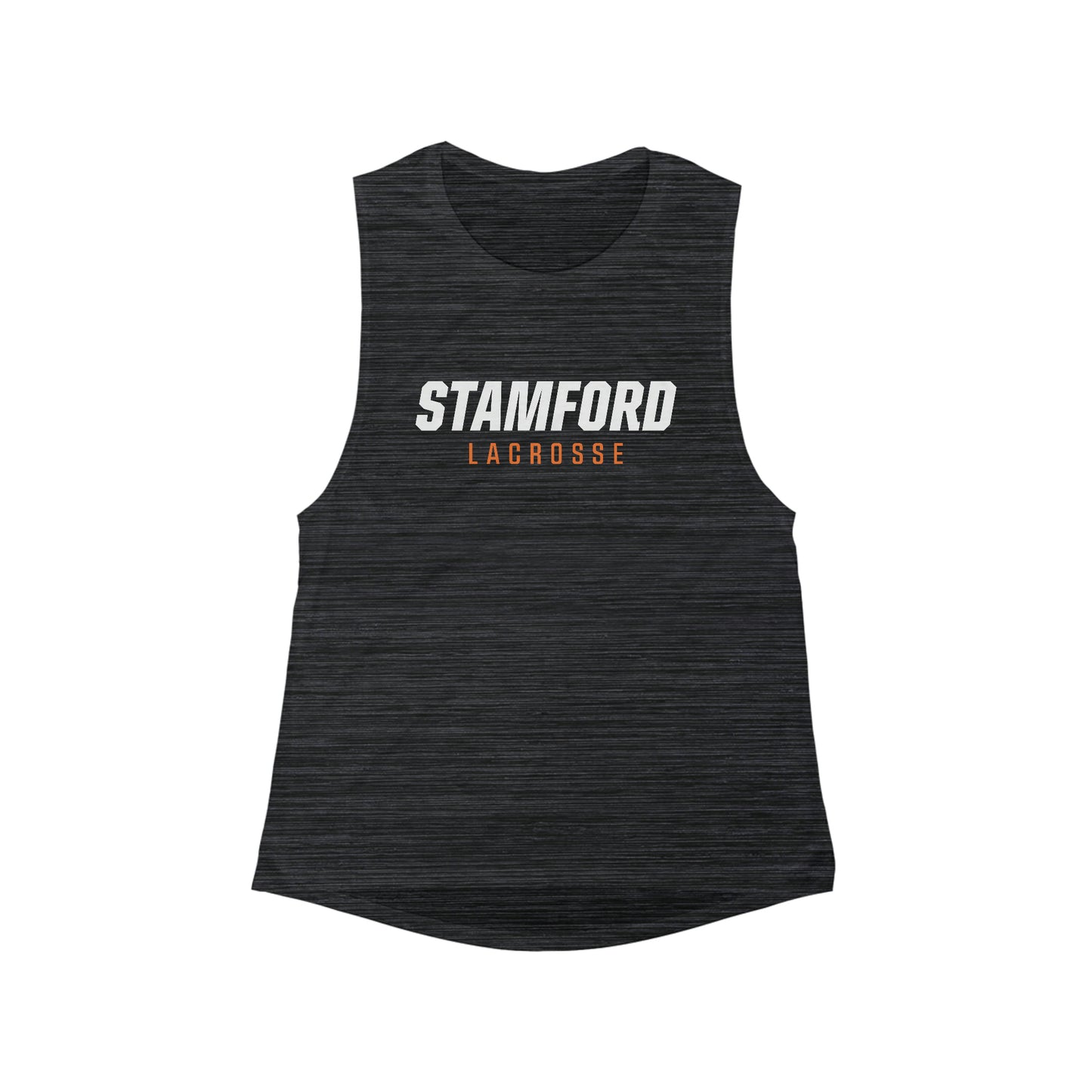 Women's Stamford Lacrosse Bella + Canvas Flowy Scoop Muscle Tank