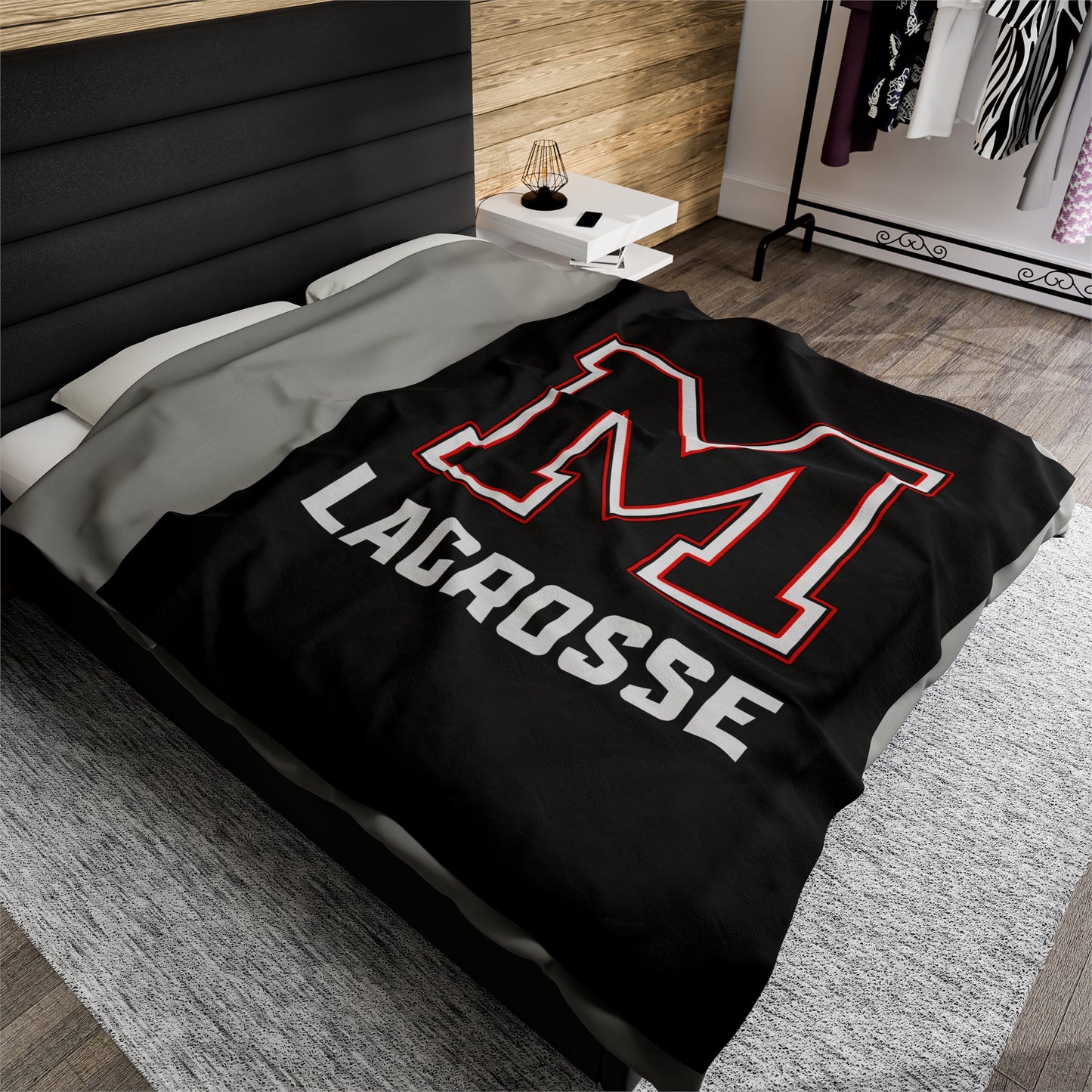 Maryville Lacrosse Velveteen Plush Blanket