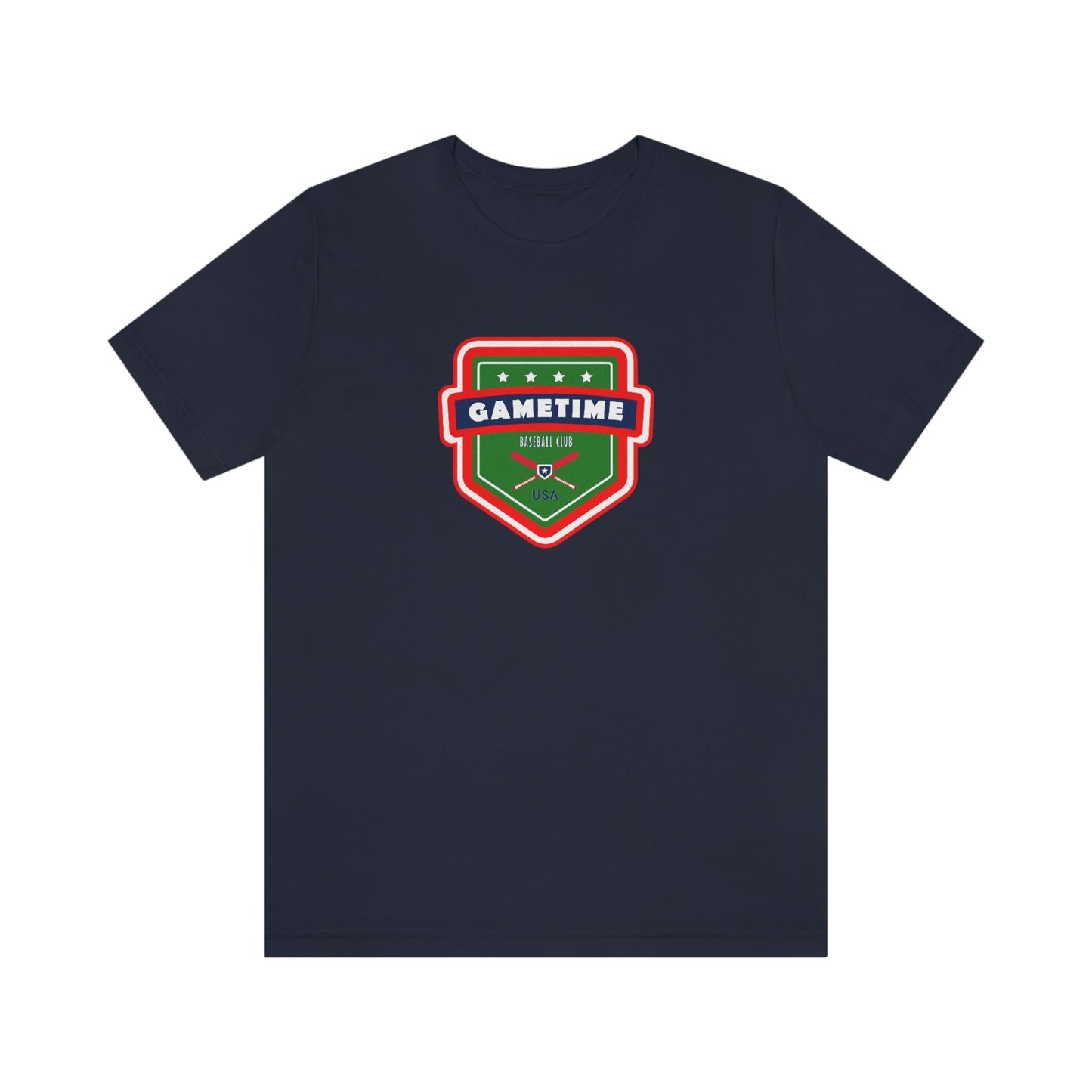 Adult Gametime Baseball Club Bella + Canvas Short Sleeve Cotton Tee