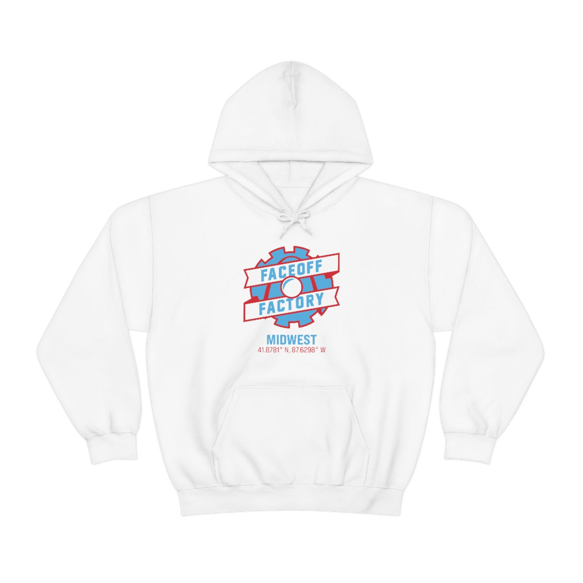Adult Faceoff Factory Gildan Heavy Blend™ Hooded Sweatshirt - Midwest