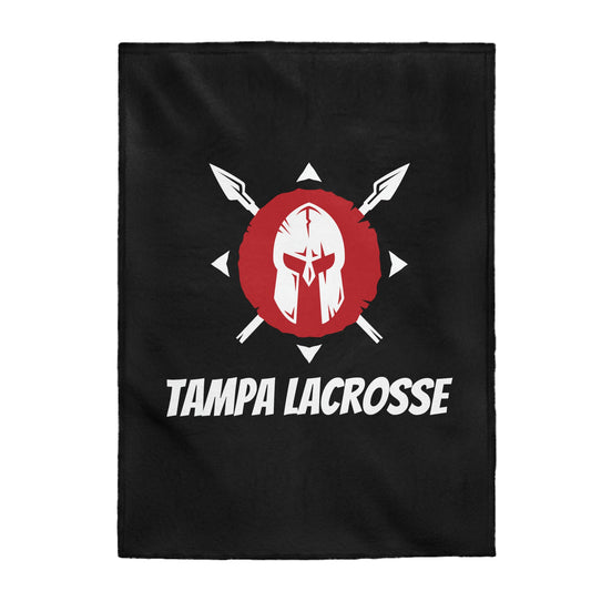 Tampa Club Lacrosse Velveteen Plush Blanket
