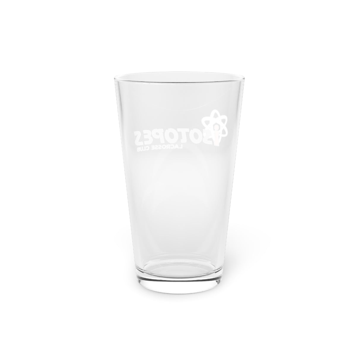 Isotopes Lacrosse Pint Glass