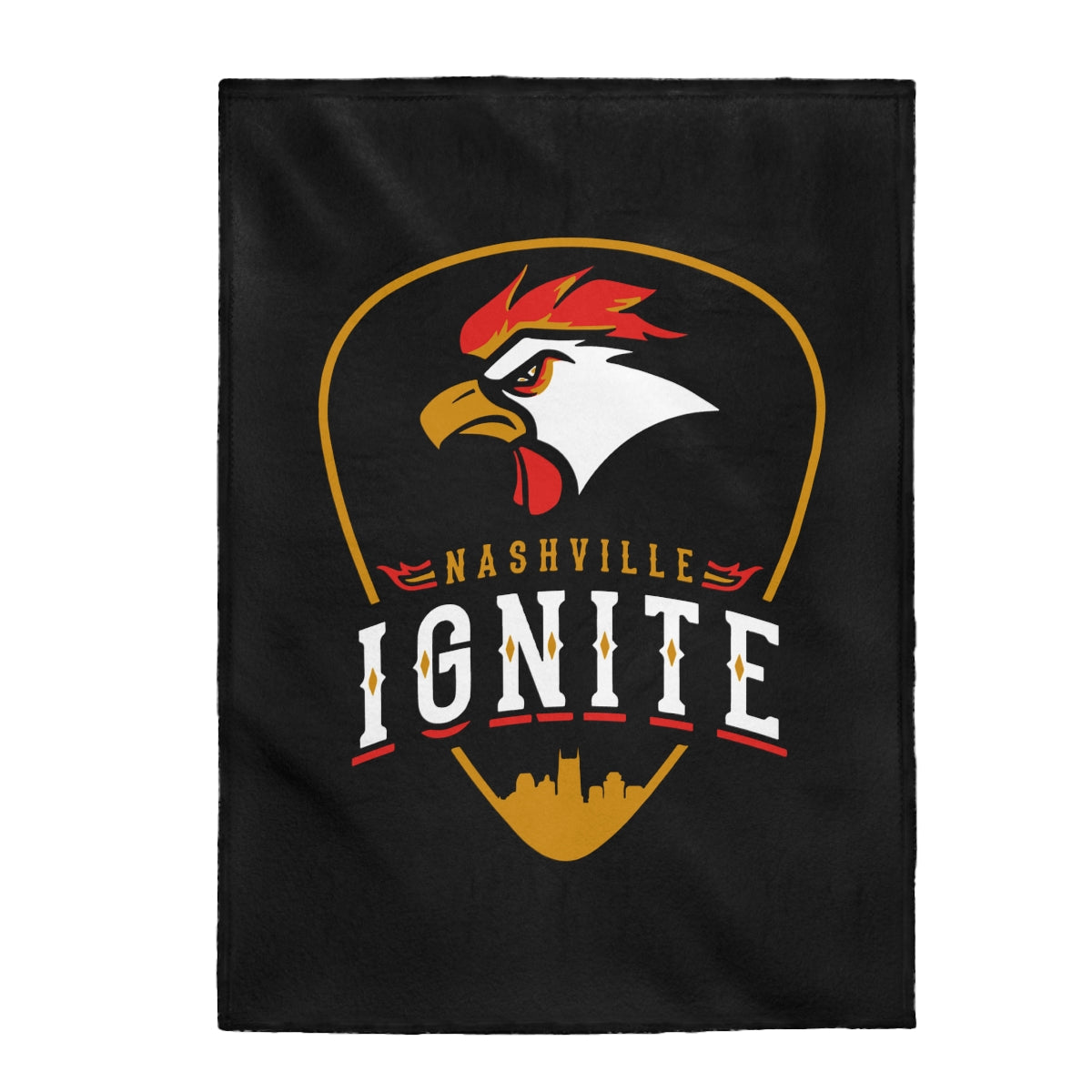 Nashville Ignite Velveteen Plush Blanket