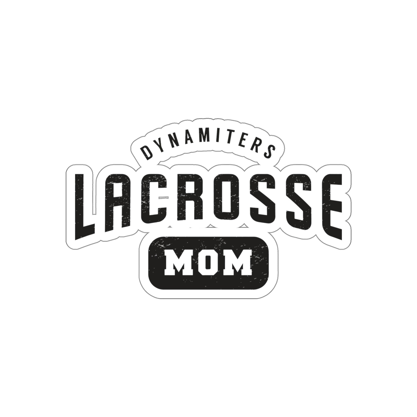 Glendale HS Lacrosse Die-Cut Stickers - Mom