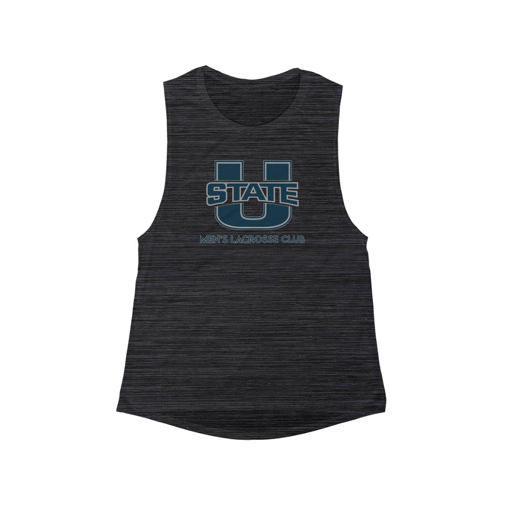 Women's USU Lacrosse Flowy Scoop Sport Tank