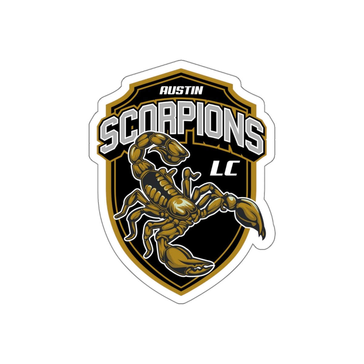Austin Scorpions Die-Cut Stickers