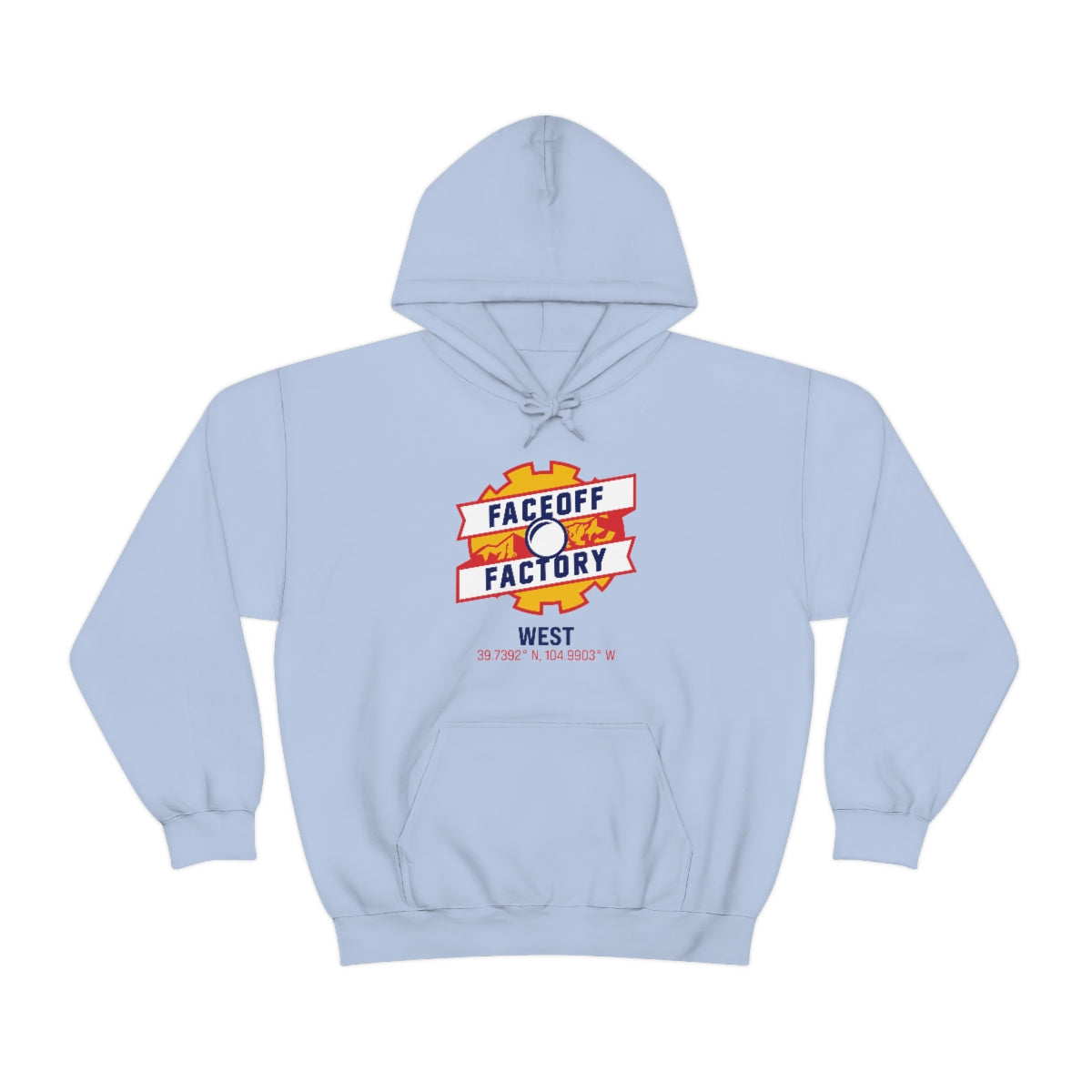 Adult Faceoff Factory Gildan Heavy Blend™ Hooded Sweatshirt - West