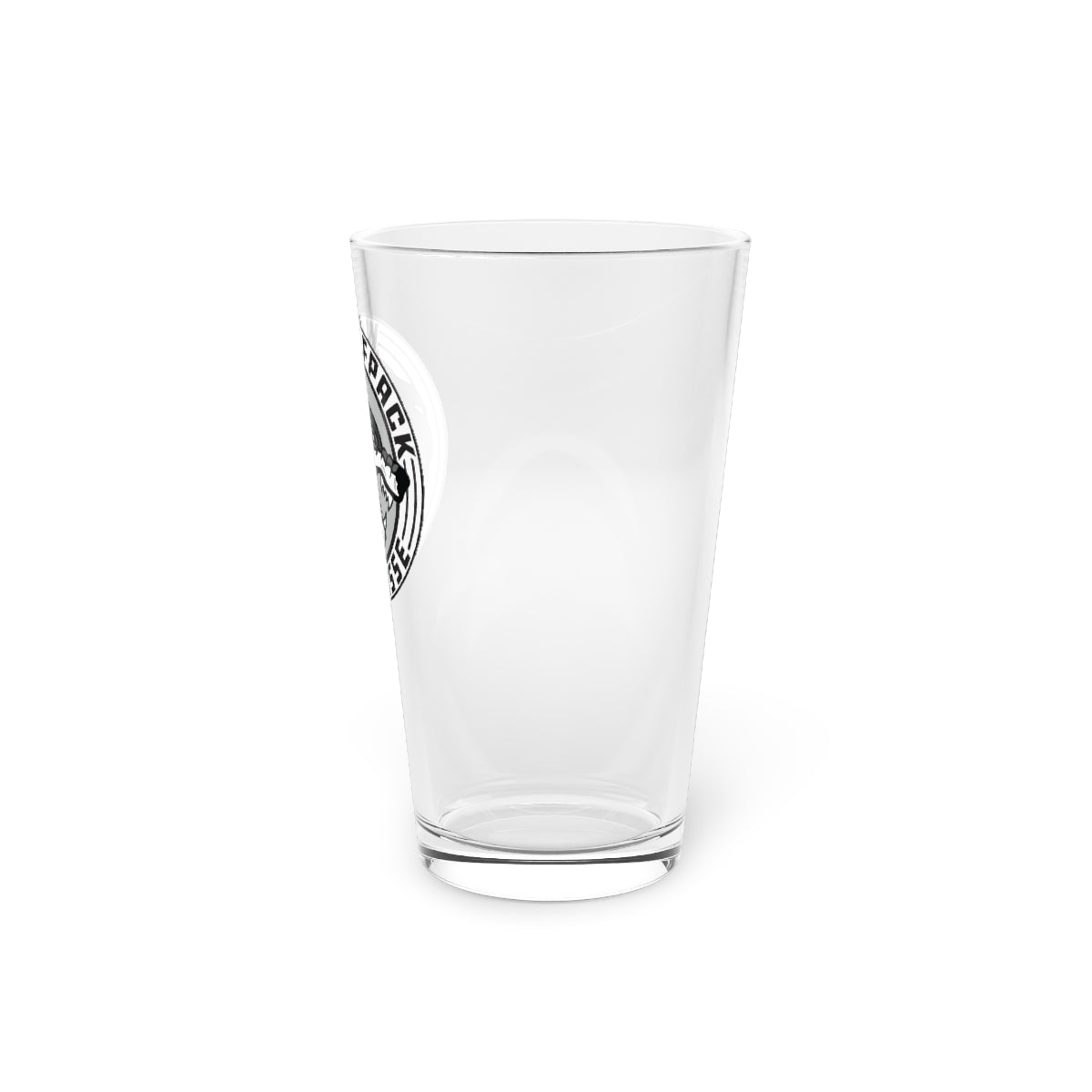 Wolfpack Lacrosse Pint Glass