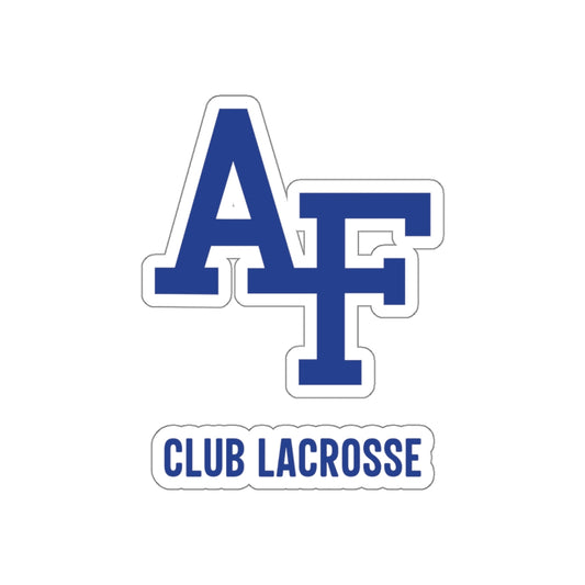 AF Club Lacrosse Die-Cut Sticker